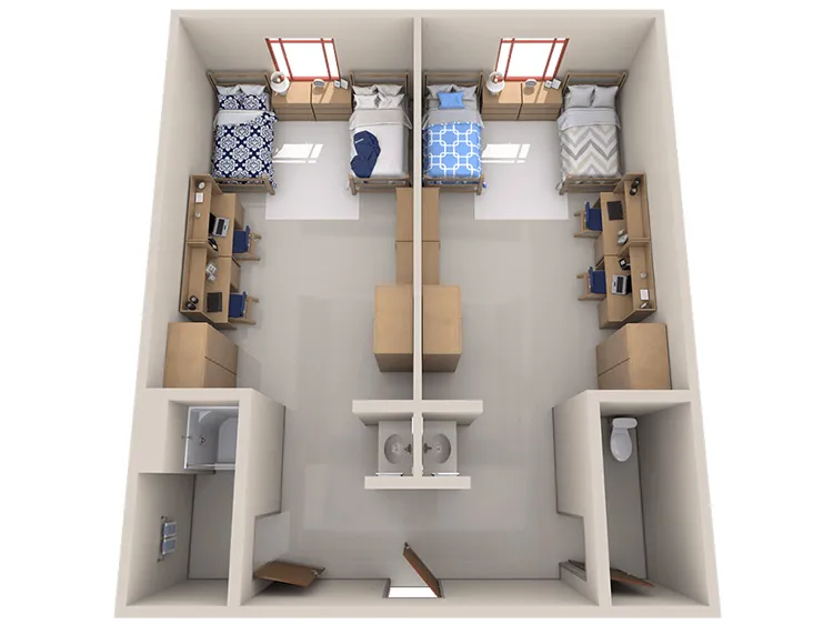 Mother Teresa Hall Layout