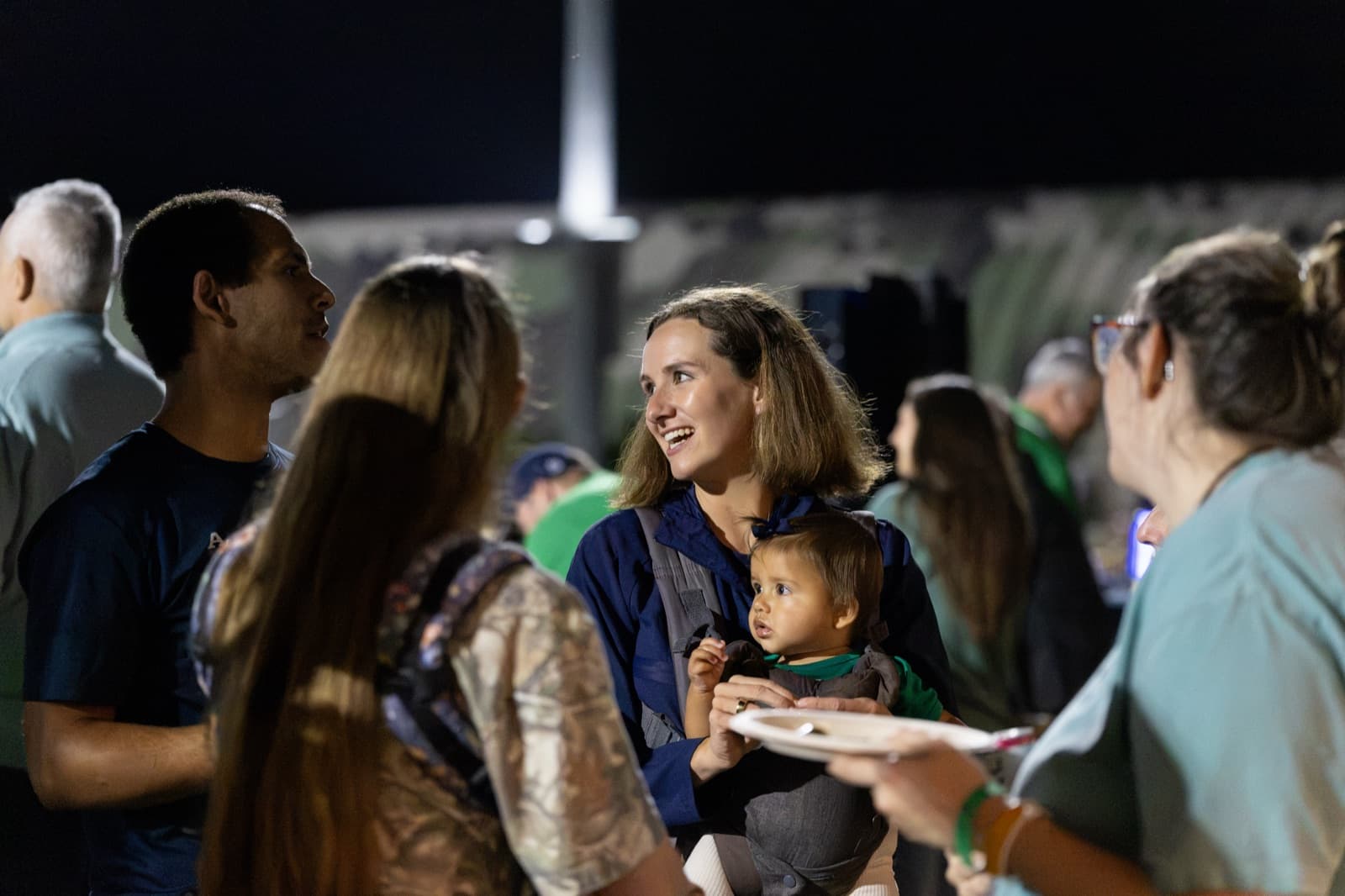 Celebration at Gyrene Field during the Homecoming football game