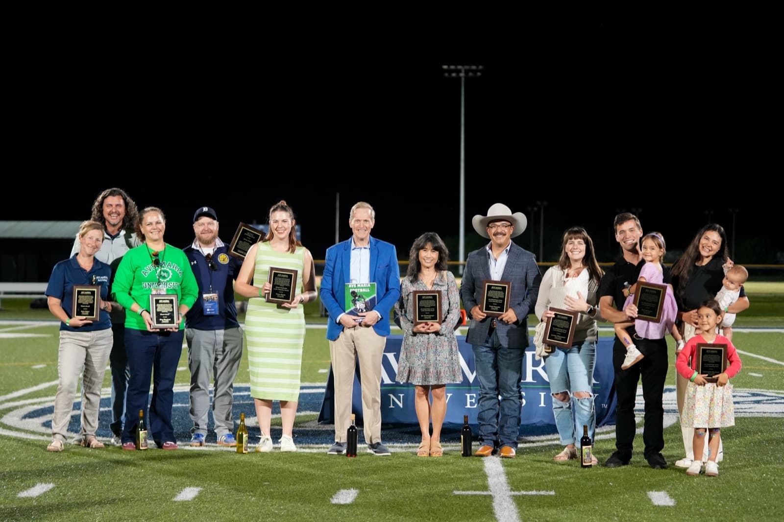 All Alumni Award recipients gathered together at Homecoming 2026