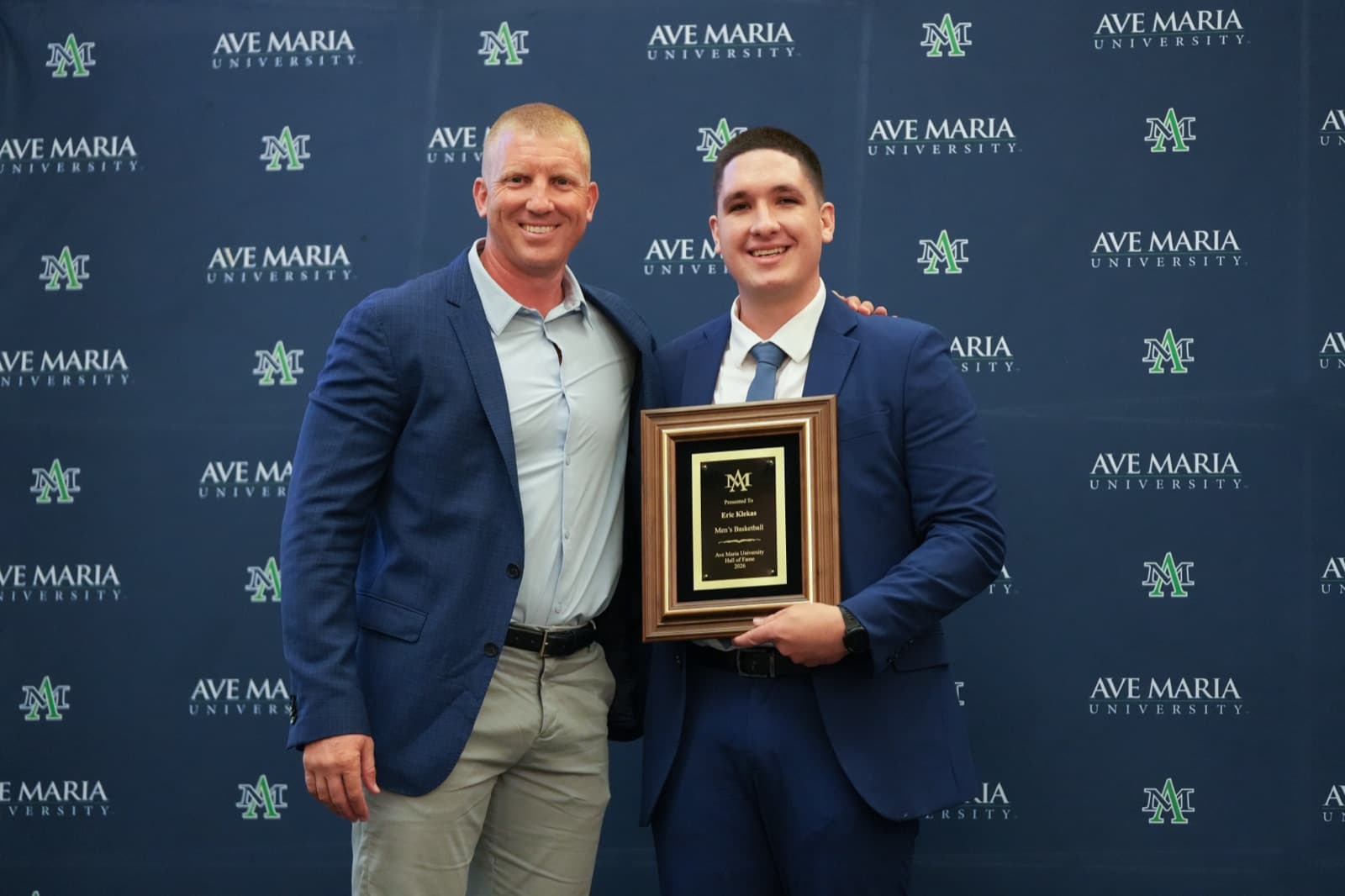 Hall of Fame award presentation during Alumni Homecoming Weekend