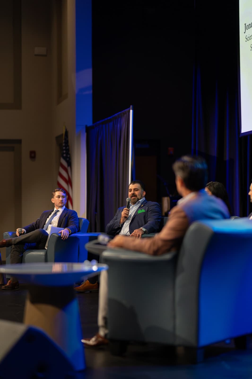 Panel discussion with Ave Maria University alumni during Homecoming