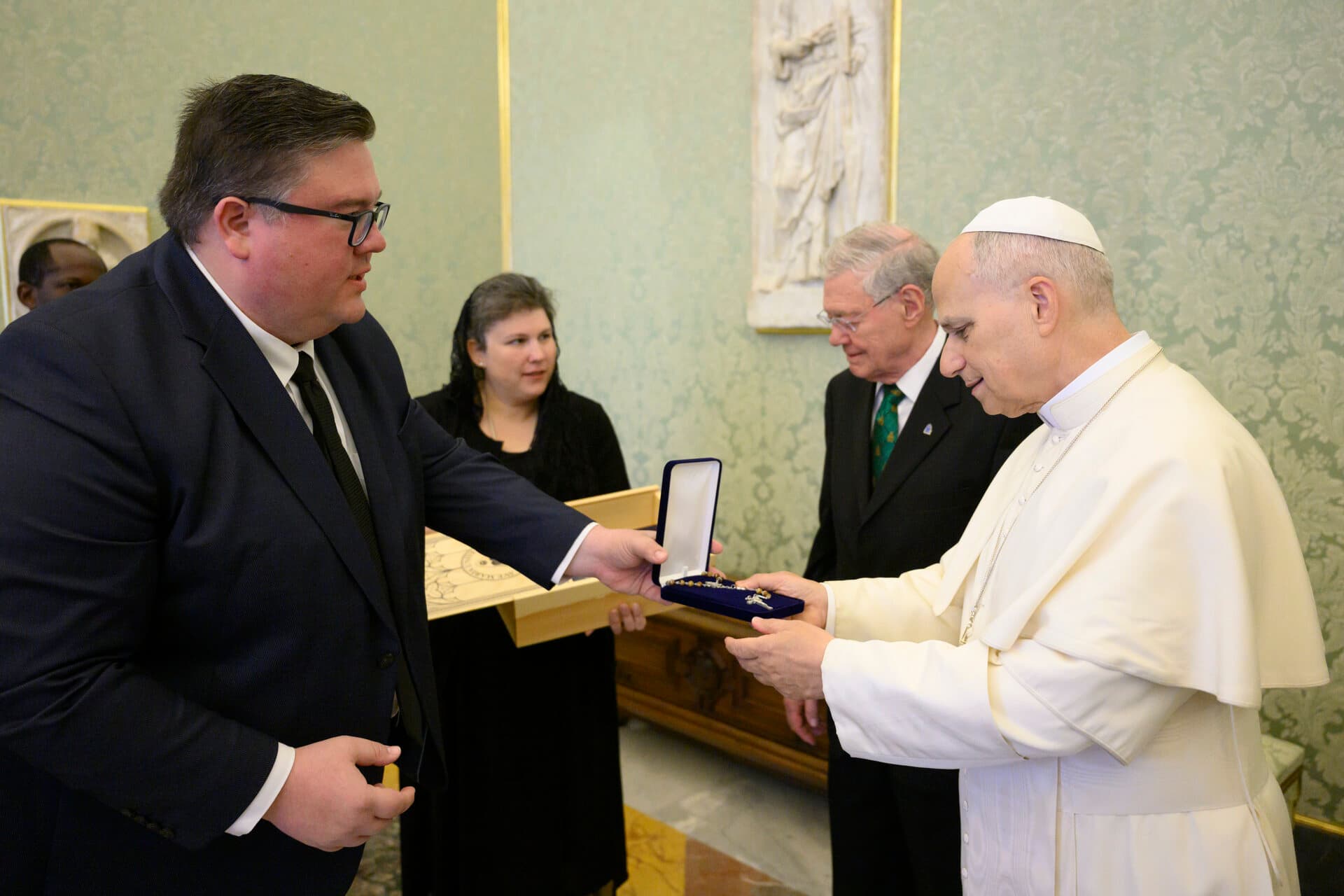 Ave Maria University delegation at the Vatican