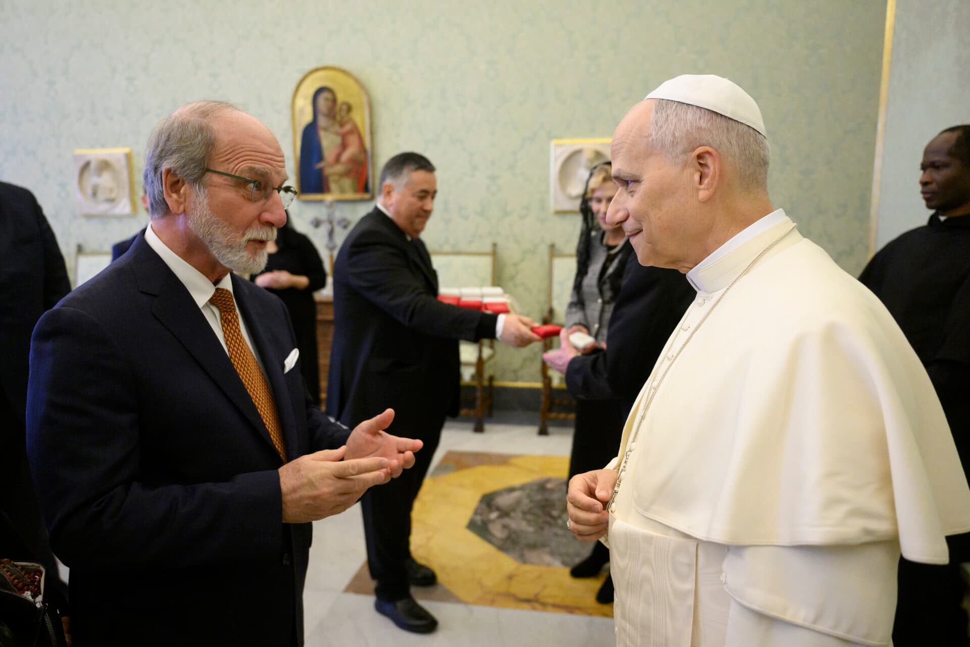 Meeting at the Apostolic Palace