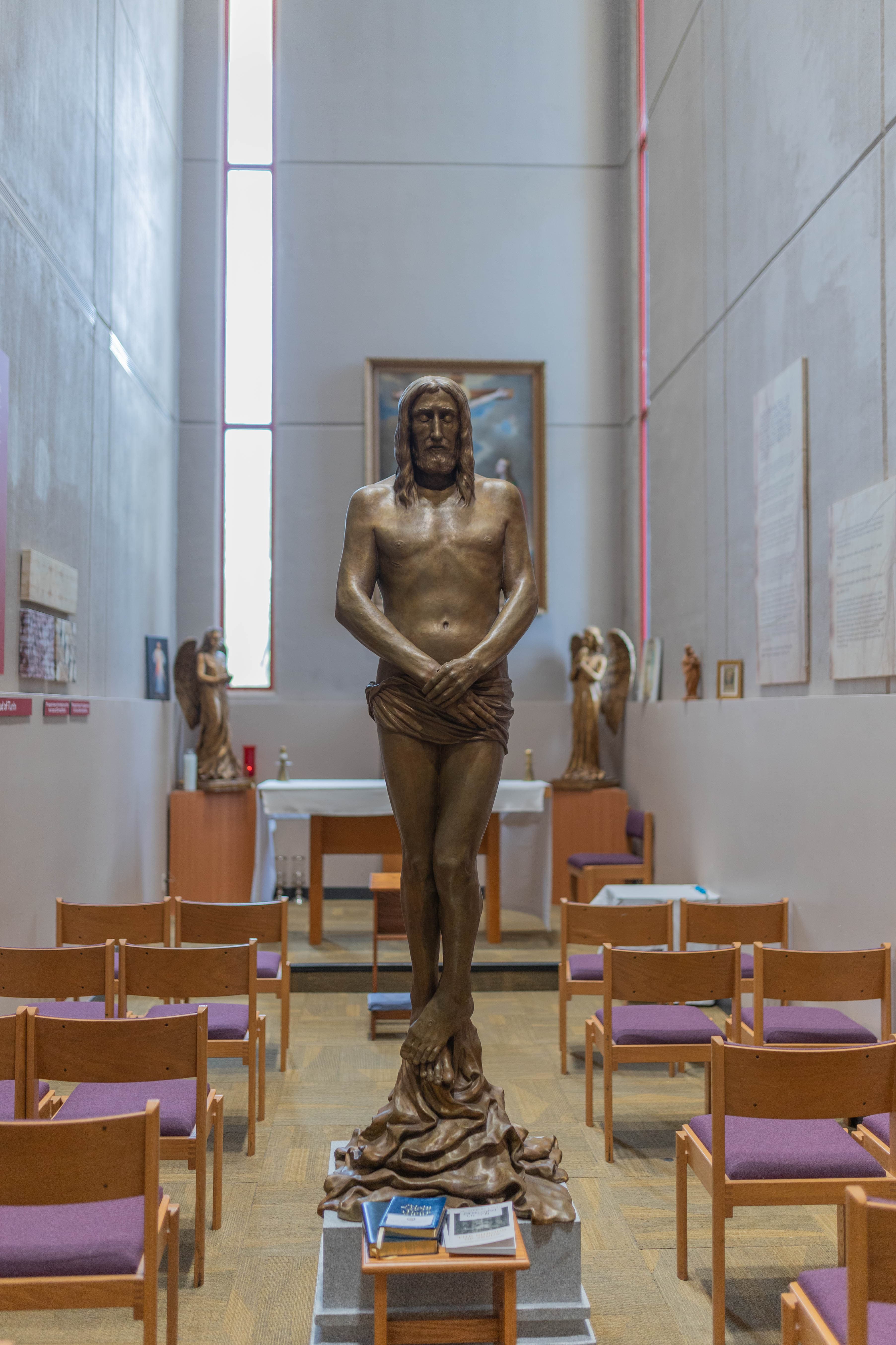 The Sign - Sculpture of the Raised Man of the Shroud