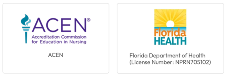 Nursing Accreditation Logos - Florida Board of Nursing and CCNE